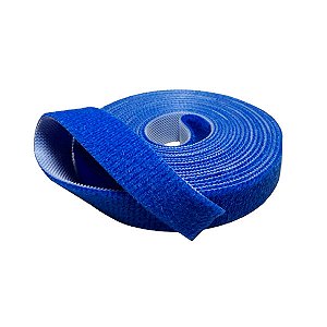 Velcro dupla face Slim 4YD (QWIK TIE)  AZUL Velcro