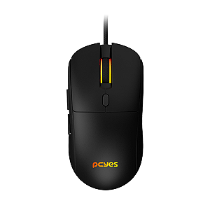 Mouse Gamer Basaran Black Vulcan 12400 DPI RGB 6 Botões PMGBRBV PCYES