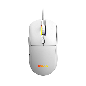 Mouse Gamer Basaran White Ghost 12400 DPI RGB 6 Botões PMGBRWG PCYES