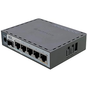 Roteador MikroTik RouterBOARD hEX S E60iUGS 5 Portas Gigabit + SFP 2.5G (2025)
