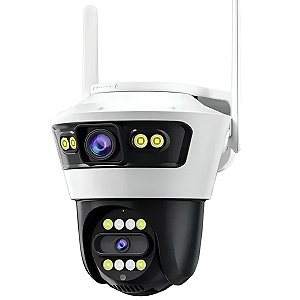 Câmera IP Wi-Fi Speed Dome TWG TW-9560 SD 2 Câmeras Full HD IP66 Auto Tracking
