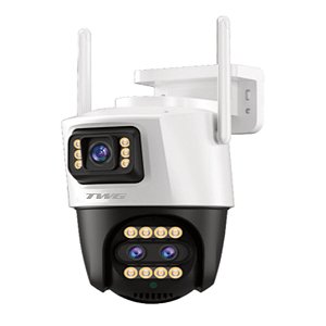 Câmera IP Wi-Fi Speed Dome TWG TW-9555 Lente Dupla 2.8mm/12mm PTZ Visão Noturna Colorida