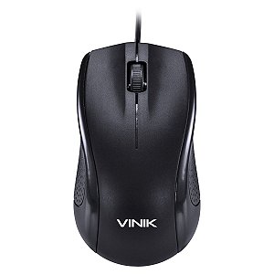 Mouse USB Corporativo Vinik CM100 1000 DPI Ambidestro Cabo 1,8m
