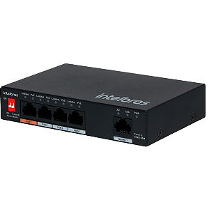Switch 5 portas Fast Ethernet com 4 portas PoE+ SF 500 HI-PO  4760069 Intelbras