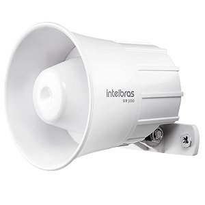 Sirene Piezoelétrica com Fio 105dB Intelbras SIR 1000 4543544 Branca