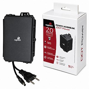 Fonte Nobreak DC Ragtech Dot Power Saída 12VDC 1A IP65