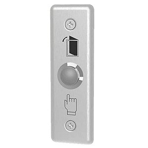 Botoeira Inox para Acionamento de Fechaduras Control iD 12V Push Button