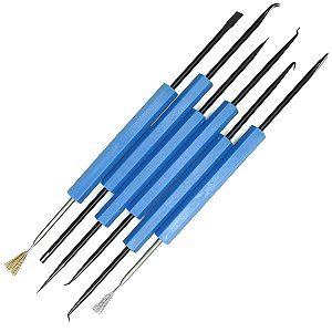 Conjunto de Assistentes para Soldagem Hikari HK-151 6 Ferramentas 12 Pontas