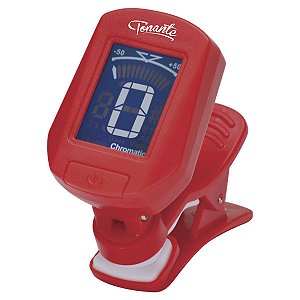 Afinador Cromático Digital Tonante AF10 Clipe 360° Vermelho