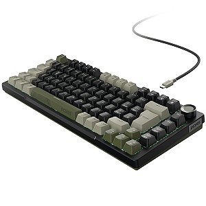 Teclado Mecânico PCYes Arkeum 75% Cammo Edition Switch Blue AKCM75BBR