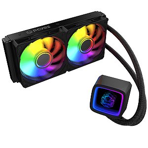 Water Cooler PCYes Tundra Black Vulcan ARGB 240mm WCTBV240