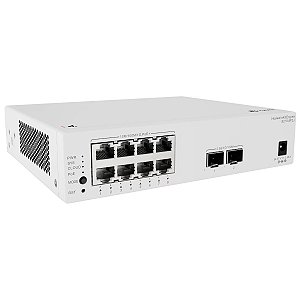 Switch Huawei eKitEngine S210-8P2J Gerenciável L2, 8 Portas GE PoE+ (128W) + 2 Portas SFP 2.5GE, Fonte 220V