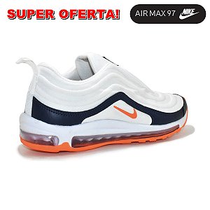 nike 97 preto e laranja