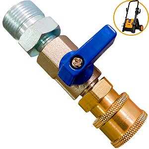 Kit Registro + Engate Rápido Para Lavadora Wap Titan