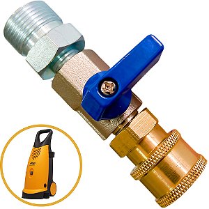 Kit Registro + Engate Rápido Para Lavadora Wap Premium 2600