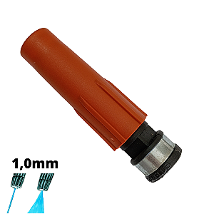 Bico Esguicho com Regulagem 1,0mm  Para Lavadora Alta Pressão 1/2 (laranja)