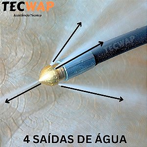 30 Metros de Mangueira Desentupidora WAP 15mm COM 4 JATOS