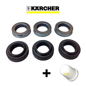 Kit Reparos Gaxetas + Anel Raspador para Karcher HD 585 + Filtro