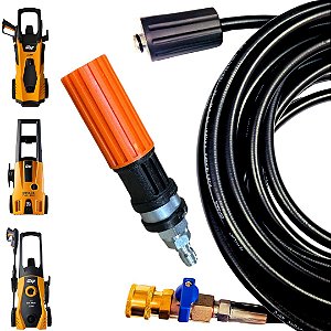 20 Metros Mangueira com Registro e Bico Variador Para Lavadoras WAP NEW ECO WASH, OUSADA