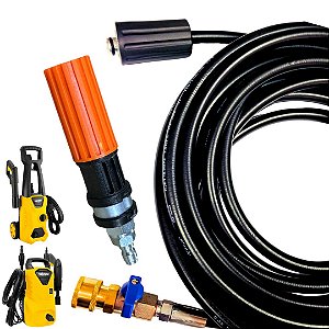 16 Metros Mangueira com Registro e Bico Variador Para Lavadoras VONDER