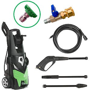 Lavadora De Alta Pressão IPC PW - C22 + Kit Registro Engate Rápido e Bico Verde 127v