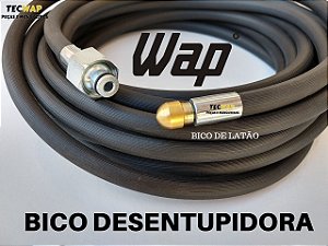 20 Metros Mangueira Desentupidor  Canos e Calhas para Lavadoras Wap Excelente-Wap Valente Wap Bravo