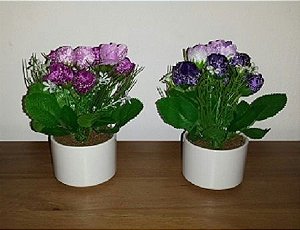 Vasinhos de rosas