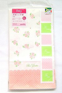 Saco de Papel para Presentes (Gazzet Little Flowers ) - com 6 unidades