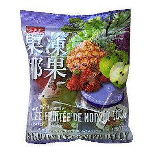 Mini Gelatina de Frutas com pedaços de coco - Triko Foods 280 g