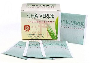 Chá Verde tipo Japonês com 15 sachês - Yamamotoyama 30 g