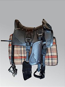 Arreio Cutiano De Cabeça Ideal Para Cavalgada e Serviço Completo