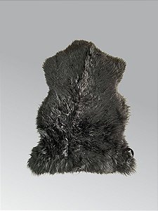 Pelego De Lã Natural Pele De Carneiro - Preto