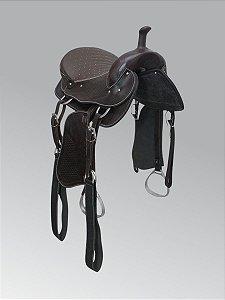 Sela Americana Tradicional Para Cavalgada - Marrom