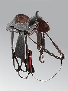 Sela Prova De Laço Entalhada Real - Marrom