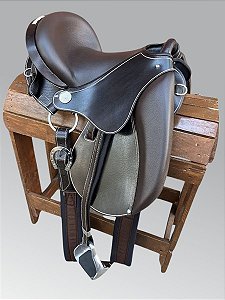 Sela Mangalarga Fernandinho Luxo Completa Personalizada - Marrom