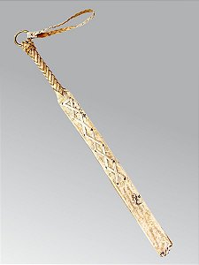 Chicote De Couro Cru Tala Larga