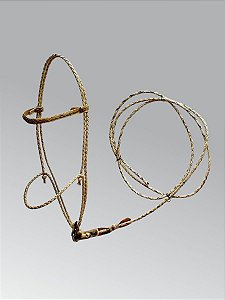 Cabresto Trançado Couro Cru