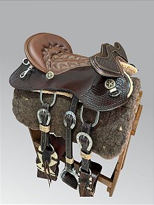 Arreio Cutuco Mineiro Luxo Marrom