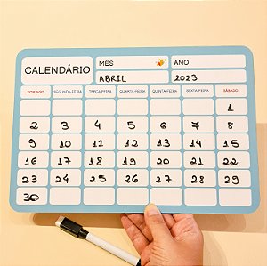 CALENDÁRIO INTERATIVO ATIVIDADE PEDAGÓGICA