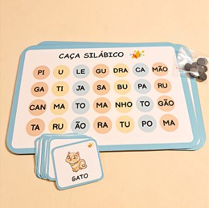 Jogo Educativo De Alfabetização Formando Palavras Em Madeira Caça