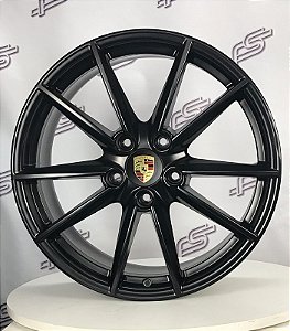 Jogo De Rodas Porsche 911/992 Carrera Original Preto 5x130 - 20x8,5  e 21x11,5