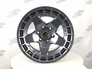 Jogo De Rodas Off Road Fuel Warp Grafite Semi-Brilho 6x139 - 17x9