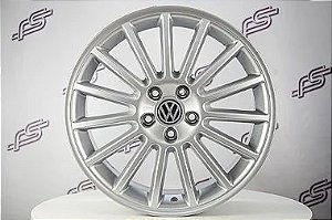 Jogo de Roda VW Golf R-32 Aristo Prata 5x100 - 18X7,5 Offset 35