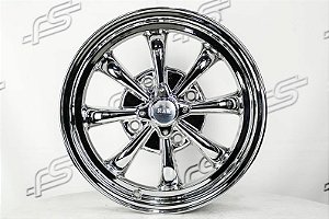 Roda Raw Classics 8 Spoke Chrome Aro 15 / 4 Furos