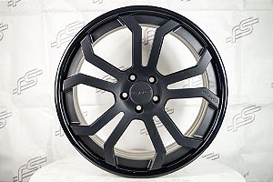 Jogo De Rodas GFG Aventa Preto Fosco 5x112/5x120 - 20x9,5 e 21x13