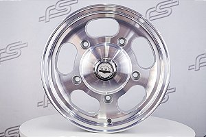 Roda Dish Diamantada Aro 15 / 5 Furos (5x205)