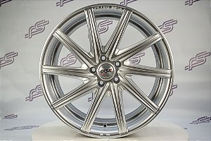 Jogo De Rodas Gisa Dua Light Hiper Silver 5x112 - 20x8,5