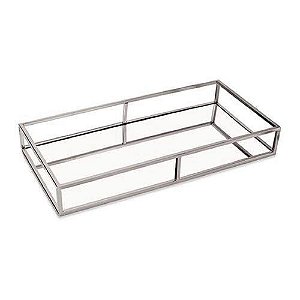 Bandeja em Metal com Espelho