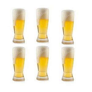 Jogo Copos para Cerveja 6 peças Cristal