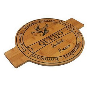 Tábua para Queijos em Bambu